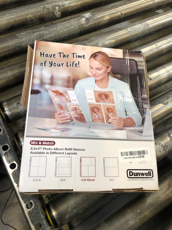 Photo 1 of Dunwell Photo Sleeves for 3-Ring Binder, (4x6 Mixed Format, 100 Pack) for 600 Pictures, Each Photo Page Sheet Holds Six 4 x 6 Pictures or Postcards, Acid-Free Poly 4x6 Album Refill Pages