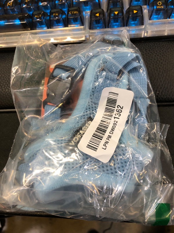 Photo 1 of Voyager Step-in Lock Pet Harness - All Weather Mesh, Adjustable Step in Harness for Cats and Dogs by Best Pet Supplies - Baby Blue, S