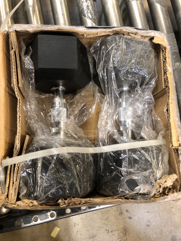 Photo 1 of 25LB DUMBBELL SET - 2 PACK