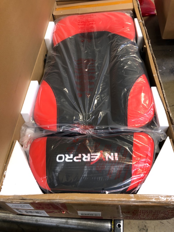Photo 1 of INVERPRO Model AR Advanced Heat and Massage Heavy Duty Deluxe Inversion Table,320 lb Capacity,Black/Red