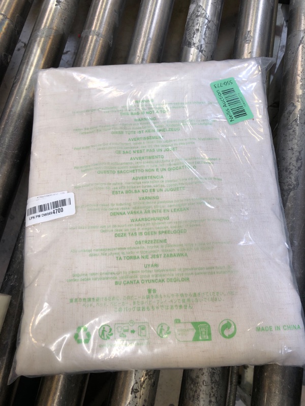 Photo 1 of NICETOWN Natural Linen Curtains 84 inch Long 2 Panels Set, Grommet Top Thick Linen Burlap Semi Sheer Vertical Drapes Privacy Assured with Light Filtering for Bedroom/Living Room, W55 x L84