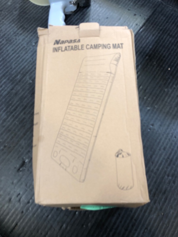 Photo 1 of NAPASA Camping Sleeping Pad, 6.8'' Extra Thickness Reinforced Sleeping Pad for Camping with Pillow Built-in Foot Pump, 79 * 28IN Ultralight Self Inflating Air Mattress Mat for Backpacking Hiking Tent