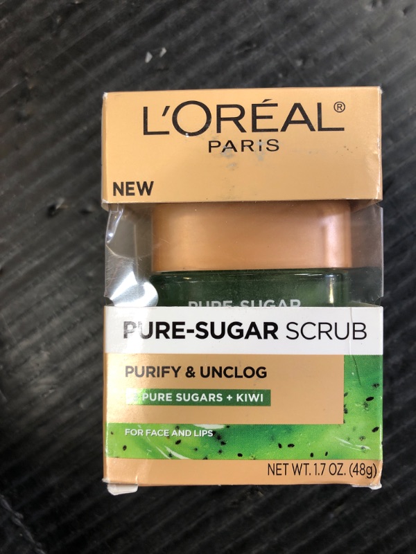 Photo 1 of L'Oreal Paris Skincare Pure Clay Face Mask with Red Algae for Clogged Pores to Exfoliate And Refine Pores, Clay Mask, at home face mask, 1.7 oz.