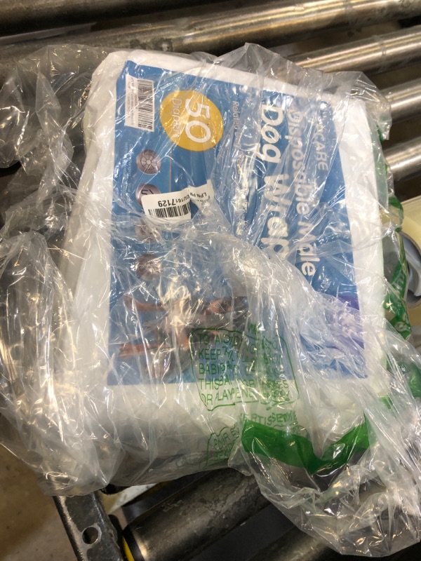 Photo 1 of XPCARE 50 Count Disposable Male Dog Diapers, Male Dog Wraps,Super Absorbent Leak-Proof Fit (X-Small)