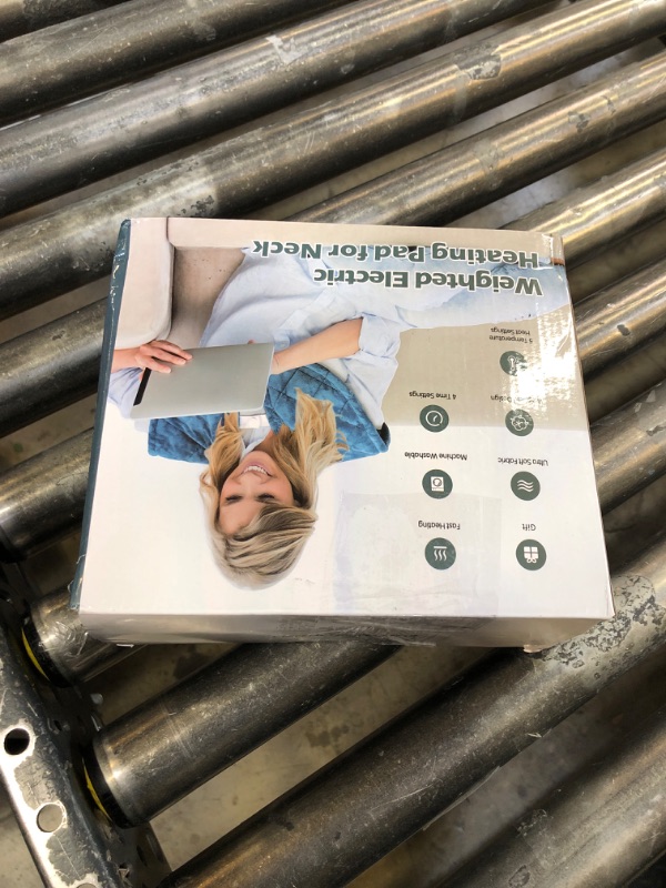 Photo 1 of Heating Pad for Neck and Shoulders and Back, Portable Weighted Heating Pad, FSA HSA Eligible, 5 Heat Settings, 4 Auto-Off Timers, Ideal Gift for Women, Men, Mom, Dad for Christmas