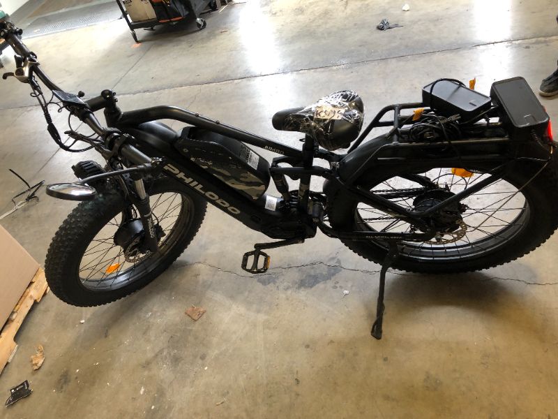 Photo 1 of PHILODO JUMBO Electric Bike for Adults 2000W Dual Motor Fat Tire Ebike - 48V 46AH Dual Battery, 35MPH Speed, Full Suspension Hydraulic Disc Brakes 100 Miles Range- Off-Road & Commuter Electric Bicycle
