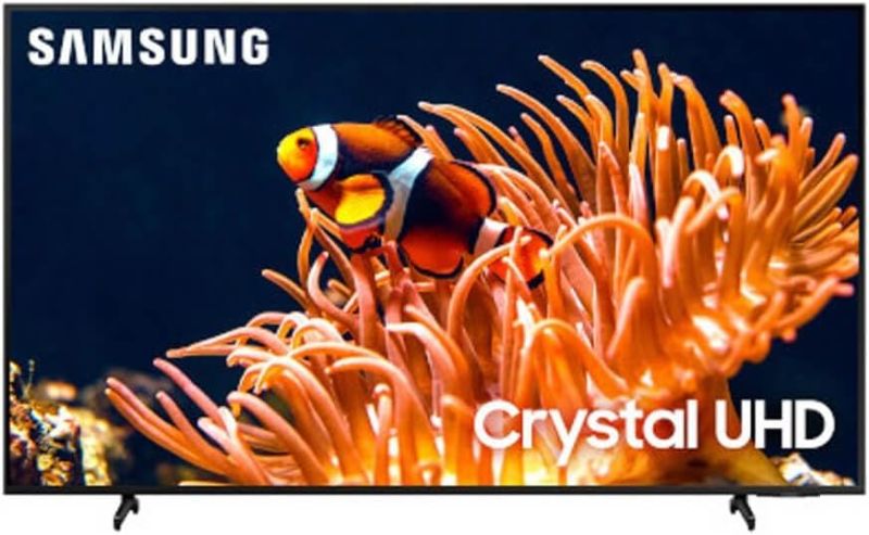 Photo 1 of SAMSUNG 50-Inch Class 4K Crystal UHD DU8000 Series HDR Smart TV w/Object Tracking Sound Lite, Motion Xcelerator, Ultra Slim Design, Gaming Hub, Alexa Built-in (UN50DU8000, 2024 Model)
