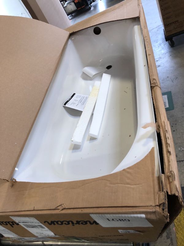 Photo 1 of American Standard 1390202.020 Princeton PRO 60 x 30-Inch Alcove Bathtub, Left-Hand Drain, White