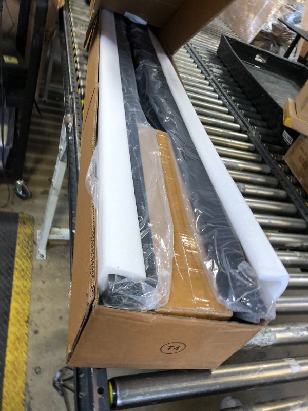 Photo 1 of APS 6in (Black Flat) Running Boards Compatible with Chevy Silverado GMC Sierra 1500 2019-2025 Crew Cab & 2500 HD 3500 HD 2020-2025 (Silverado 1500 LTD Sierra 1500 LD 2022)