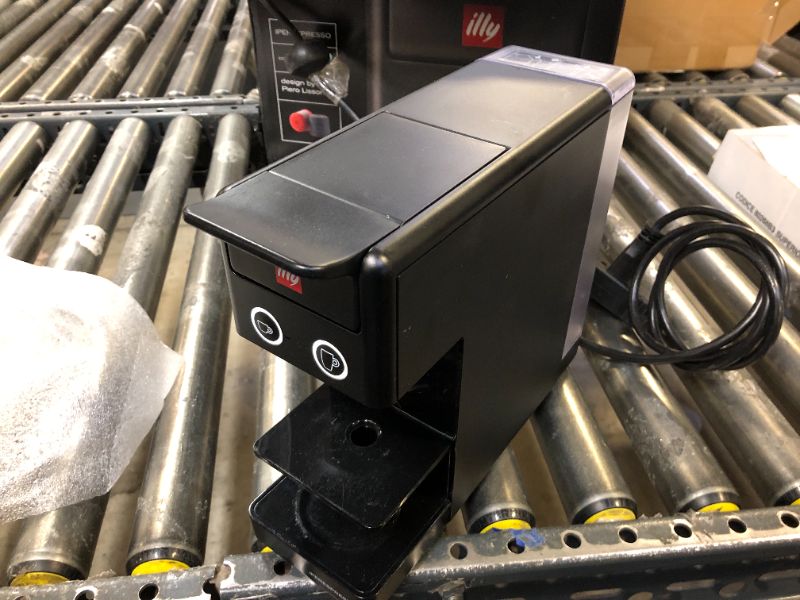 Photo 1 of Illy Y3.3 Espresso Machine, Single Serve Coffee Machine for IperEspresso Capsules, Single Cup Espresso Maker (Black)
