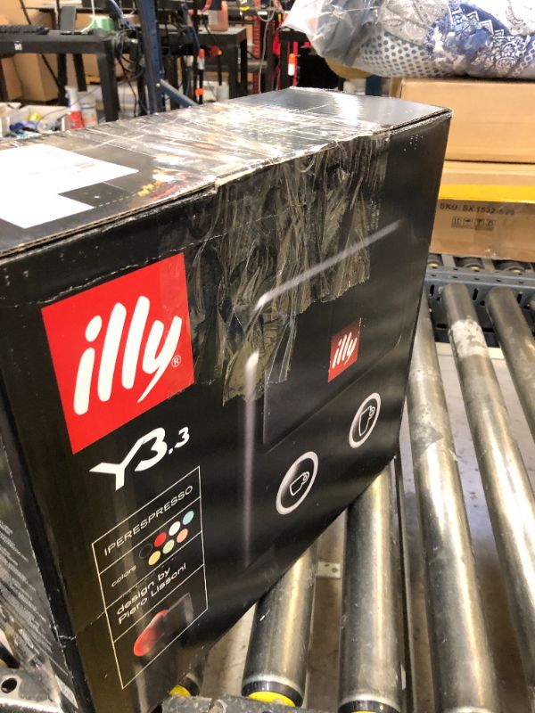 Photo 1 of Illy Y3.3 Espresso Machine, Single Serve Coffee Machine for IperEspresso Capsules, Single Cup Espresso Maker (Black)
