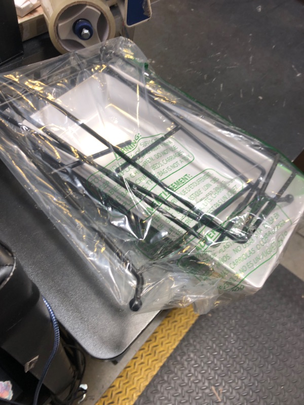 Photo 1 of Mfacoy 3 Tier Serving Tray Set, 12" Tiered Serving Trays Platters, Reusable Serving Tray for Party, Collapsible Sturdier Stand with Stable Cross Bars, Serving Platters for Veggie, Fruit, Dessert
