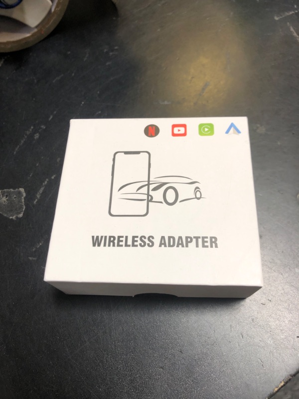 Photo 1 of Wireless CarPlay Adapter, 2025 Upgrade Support Netflix/YouTube/TF Card Plug & Play Dongle with Apple Car Play Wireless Adapter Android Auto Wireless Adapter for Cars from 2015&iPhone iOS10+