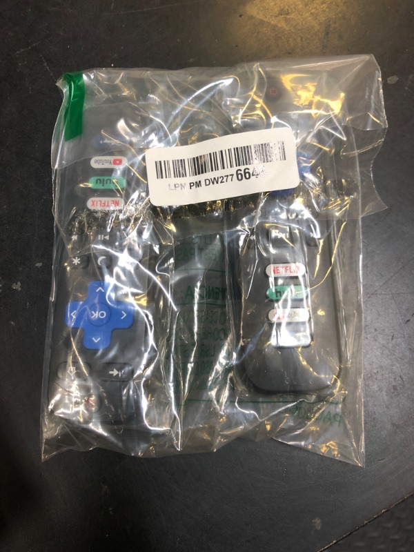 Photo 1 of (Pack of 2) Replacement-Remote-Control for Roku-TV,Compatible for TCL Roku/Hisense Roku/Onn Roku/Philips Roku Smart TVs(Not for Roku Stick and Box)