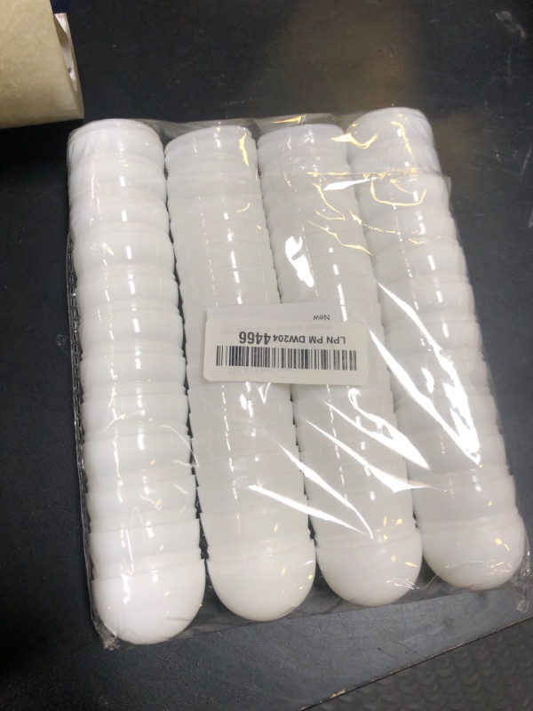 Photo 1 of YTYKINOY 30pcs 2-3/8" Blank White Plastic DIY Easter Eggs