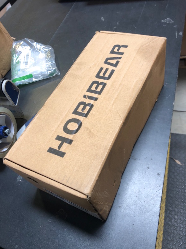 Photo 1 of HOBIBEAR Barefoot Shoes for Women Men Zero Drop Sole Wide Toe Box Walking Sneakers Grey Brown, 11 Wide Women/10 Wide Men