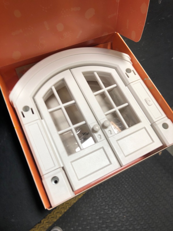 Photo 1 of Purrfect Portal French® Cat Door - Stylish No-Flap Cat Door Interior Door for Average-Sized Cats Up to 20 lbs, Easy DIY Setup, Secured Installation in Minutes, No Training Needed, 7.13 x 8.32”