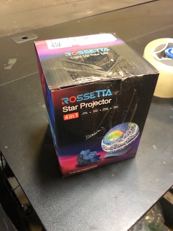 Photo 1 of Rossetta Galaxy Projector, Star Projector for Bedroom, Night Lights for Kids Room with White Noise, Bluetooth Speaker, Timer and Remote, Room Decor, Gifts for Girls, Boys, Adults, Christmas, Birthday