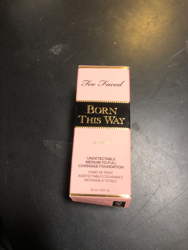 Photo 1 of Too Faced Born This Way Natural Finish Longwear Liquid Foundation | Medium-To-Full Coverage | Hydrating + Oil Free, 1 Fl Oz, Vanilla