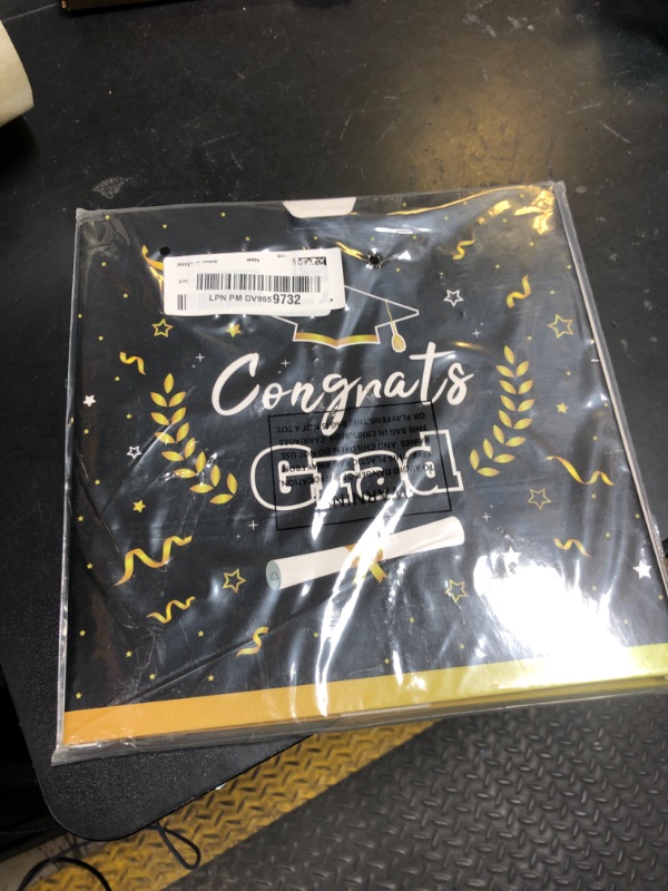 Photo 1 of Kelool Graduation Decorations 2025 Black Graduation Card Box Cap Party Decorations,Congrats Grad Cardboard for Grad Party Decor 2025 Gift Favors Grad Parties