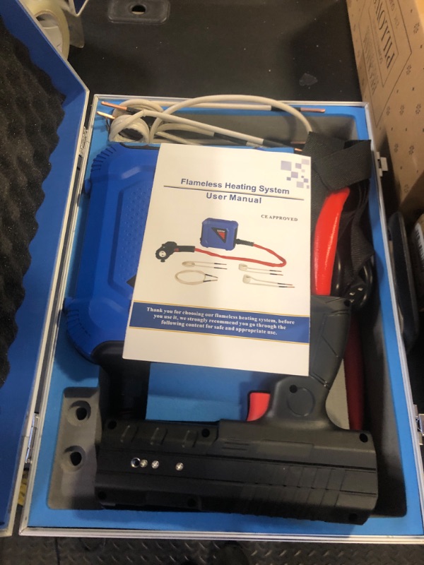 Photo 1 of Krevz 1800W-2000W 110V Induction Heater Bolt Removal - 8s Heating Up, Handheld Flameless Induction Bolt Heater Tool with 4 Coils, Rusty Screw,Nuts Removing Tool