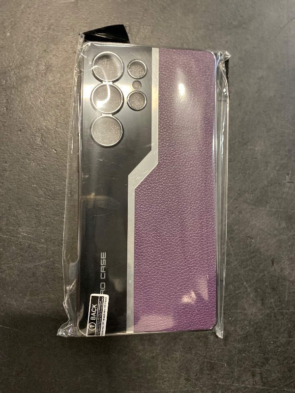 Photo 1 of Lunivop for Samsung Galaxy s25 Ultra Case TPU Frame &Back Leather Cover Slim Silicone Funda para S 25 Ultra 6.9 '' 5G 2025 Shockproof Best S25Ultra Phone Cases Purple