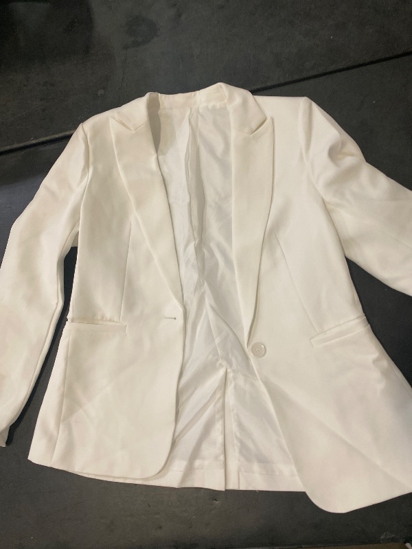 Photo 1 of (S) Women's Elegant Spring One Button Office Coat Outerwear Pink Black Beige Blazer