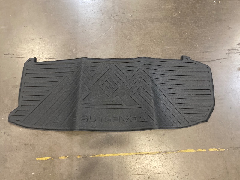 Photo 1 of Cargo Mat Compatible with 2024-2025 Toyota Grand Highlander Cargo Liner Trunk Mat for Toyota Grand Highlander Accessories All-Weather Rubber Mat Protector Black Automotive Floor Liners, 1PCS