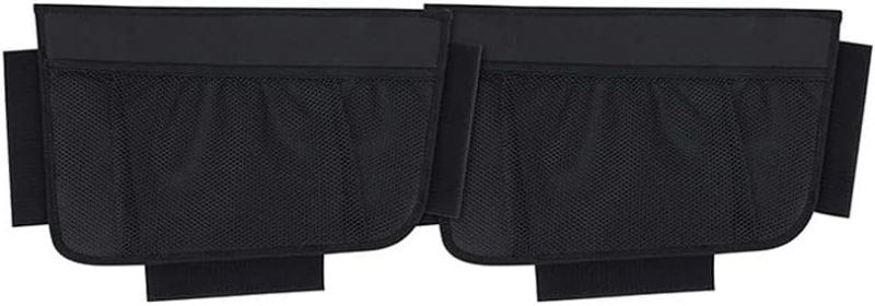 Photo 1 of Rear Trunk Organizer, Rear Trunk Organizer Storage with Mesh Pocket Dividers, Sturdy Car Organizer for Car Accessories, Groceries, Cargo, Compatible with Tesla model Y, Model 3