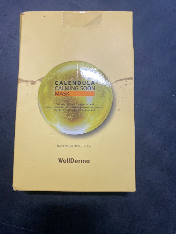 Photo 1 of WELLDERMA - Calendula Calming Soon Mask - 10ml*10pcs