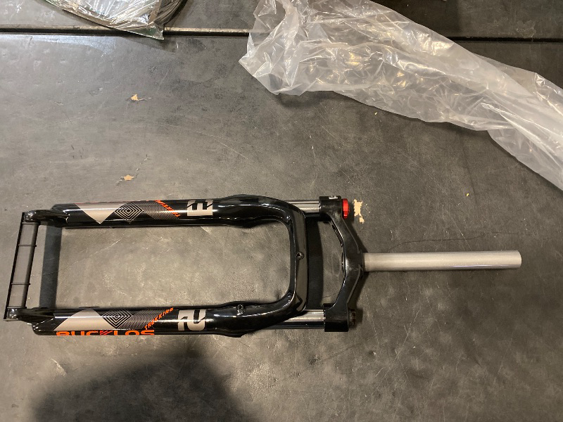 Photo 1 of BUCKLOS LUTU 26/27.5/29 Air MTB Suspension Fork, Rebound Adjust Straight Tube 28.6mm QR 9mm Travel 120mm Manual/Crown Lockout Mountain Bike Forks, Ultralight Gas Shock XC Bicycle