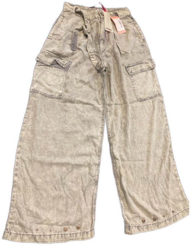 Photo 1 of Size M Wide-leg Jeans in Tencel Denim