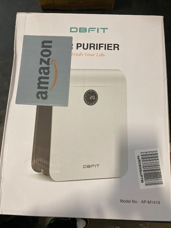 Photo 1 of Air Purifiers for Home Large Room Up to 2390 ft² with PM 2.5 Display Air Quality Sensor, DBFIT H13 HEPA Air Purifier with Washable Filter, Auto Mode, Air Cleaner for Smoke Dust Pollen Pets Hair Odor