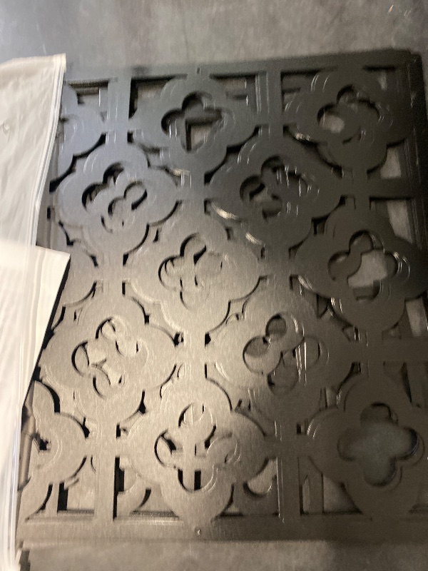 Photo 1 of Stepstall 12 Pcs PVC Hanging Room Divider,Thick Decorative Flower Design Room Divider Partitions Panel Screen for Decorating Bedroom Dining Kitchen Office Studio Restaurant Hotel Decor