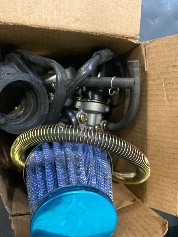 Photo 1 of 150cc Carburetor for GY6 4 Stroke Engines Electric Choke Motorcycle Scooter 152QMJ 157QMI with Intake Manifold