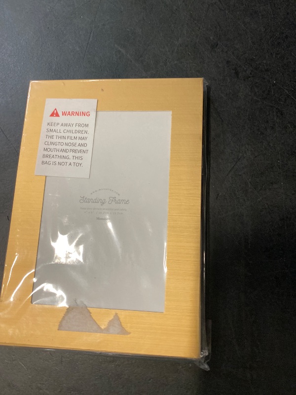 Photo 1 of Monolike Standing Paper Frame 4x6 Metallic Series Matte Gold 10p 4x6Inch Size