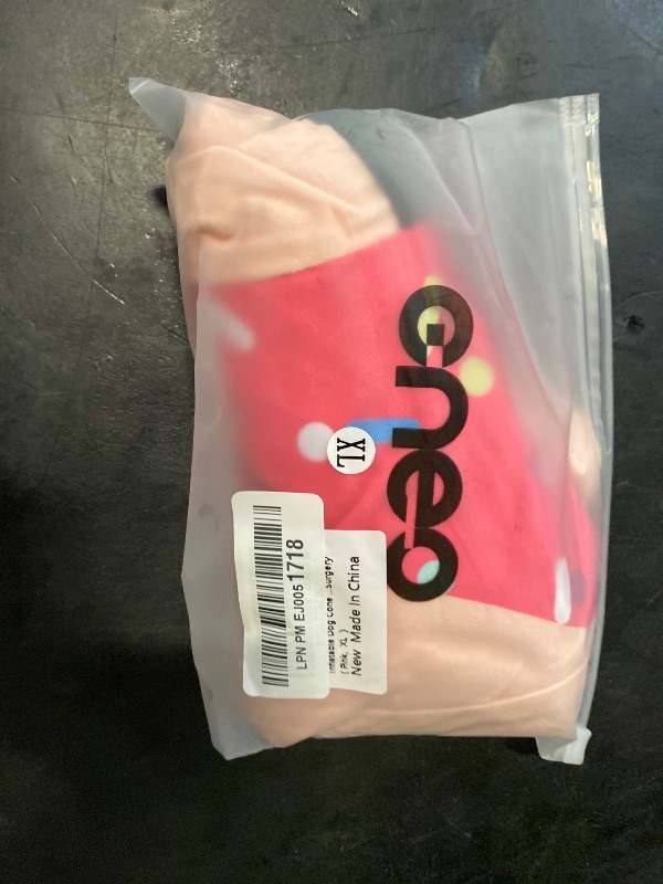 Photo 1 of X-Large Inflatable Cone Collar for Large Medium Small Dogs, Soft Adjustable Recovery Collar for Dogs Cats,Dog Cone Neck Donut Alternative After Surgery(Pink,