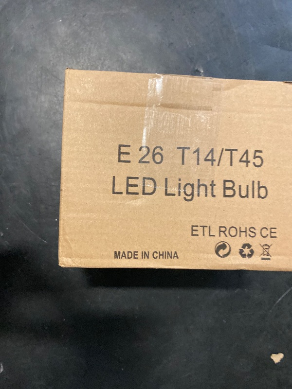 Photo 1 of liveMAX LED Tubular Bulb 4W,E26 Clear Edison Bulb,40W Equivalent 400 Lumens, Antique Edison Style LED Filament Light Bulbs,2700K Warm White Non Dimmable Pack of 6