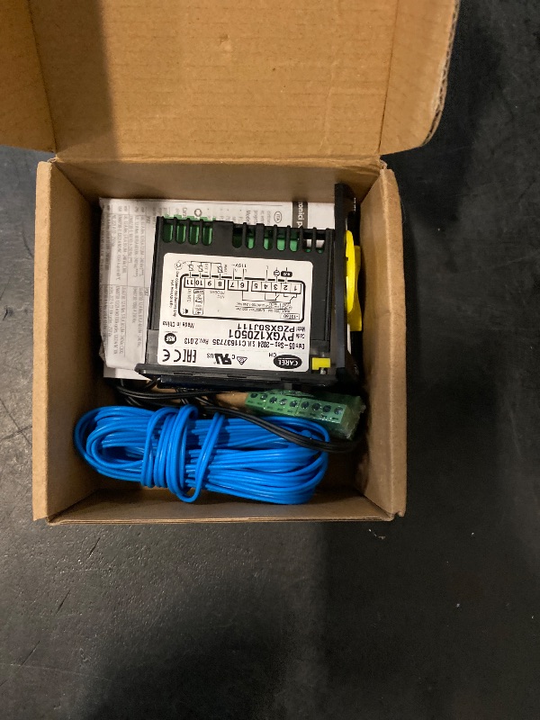 Photo 1 of VORGENS for Carel Temperature Controller, PZGXS0J111 for Carel Control Temperature Thermostat with Sensor Probes NTC - Fit for Carel and All Refrigerator Types 115v Refrigeration Cooler Control