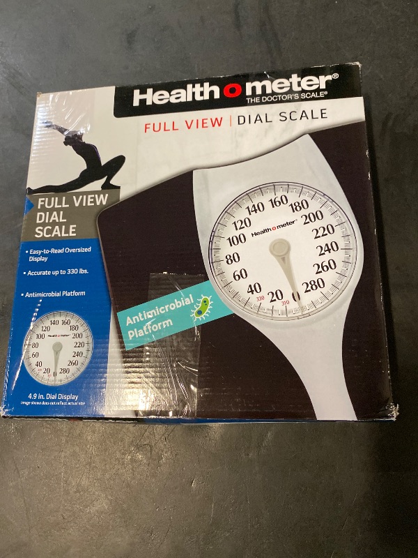 Photo 1 of Health O Meter Bathroom Scale Full View Large Oversize Dial 330LB
