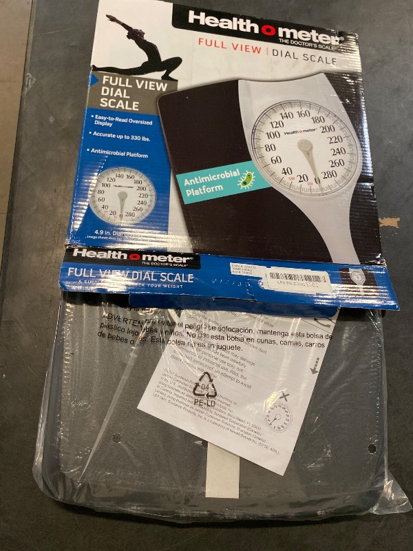 Photo 1 of Health O Meter Bathroom Scale Full View Large Oversize Dial 330LB