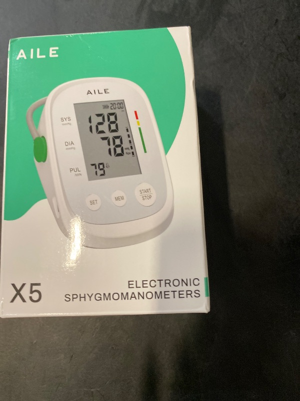Photo 1 of Blood Pressure Monitor, AILE Blood Pressure Machine Upper Arm Large Cuff(8.7"-16.5"), High Automatic Blood Pressure Monitors Cuff for Home Use, (BP) Manual Arm Blood Pressure Monitors, 2 * 99 Memory