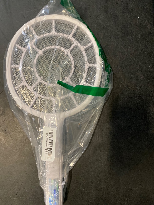 Photo 1 of YsChois Electric Fly Swatter, Bug Zapper, Mosquito Zapper Racket | Gold Zone Voltage, Densest 3 mm Mesh, Apple-Like Weight - AA Battery Powered (not incl.) - Indoor & Outdoor Use with Pro Swat Tips