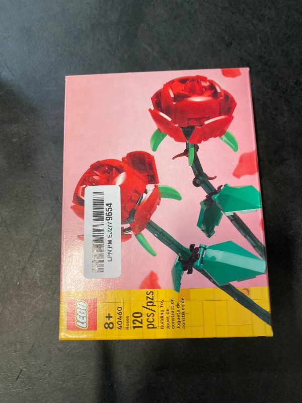 Photo 1 of LEGO Roses - Building Toy for Kids, Girls & Boys, Ages 8+ - Artificial, Fake Roses for Home Decor & Display - Gift Idea for Plant & Flower Lovers - 40460