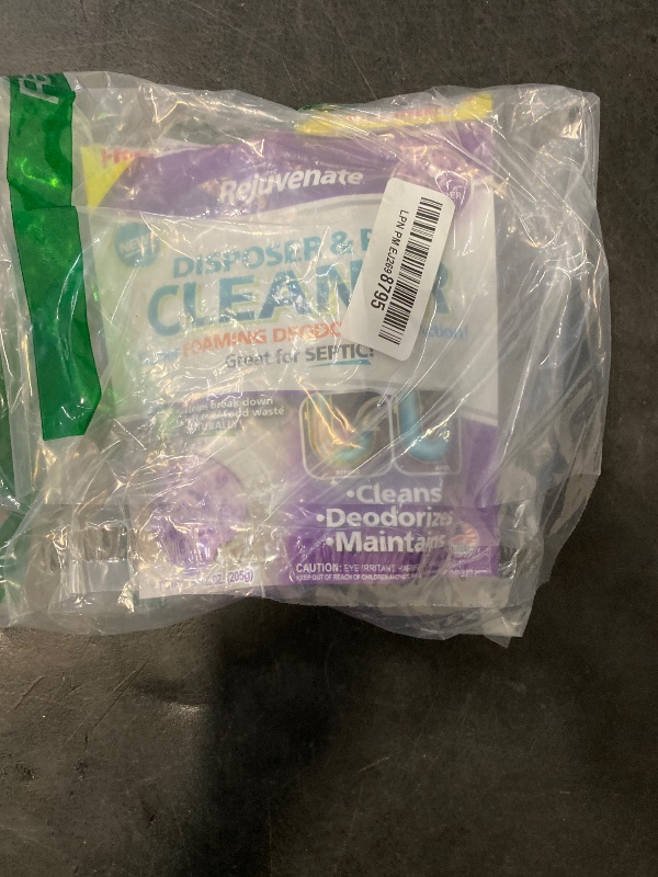 Photo 1 of Rejuvenate Garbage Disposal and Drain Pipe Cleaner Powerful Foaming Action and Removes Garbage Disposal Smells 6 Unit Pack Lavender Scent