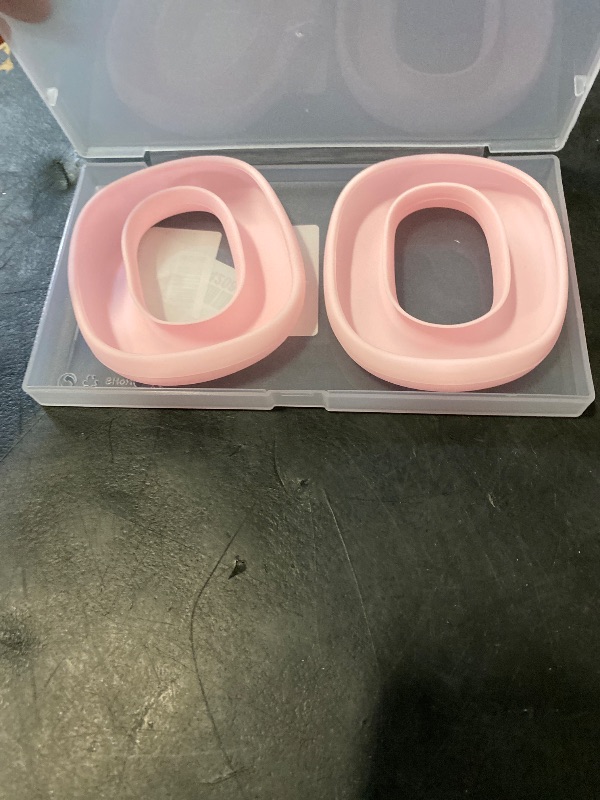 Photo 1 of Silicone Case Cover for AirPods Max, Ear Pad Case Cover/Ear Cups Cover/Headband Cover for AirPods Max Headphones, Accessories Soft Silicone Protector for Apple AirPods Max New USB-C (2024) (Pink)