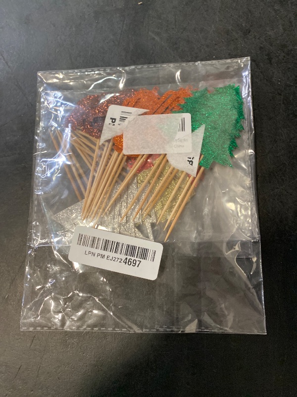 Photo 1 of Ercadio 30 PCS Camper Themed Cupcake Toppers - Tree Bear Tent Bonfire Peak Cake Picks - Camper Cake Decorations for Weekend Outdoor Lumberjack Theme Birthday Party Supplies