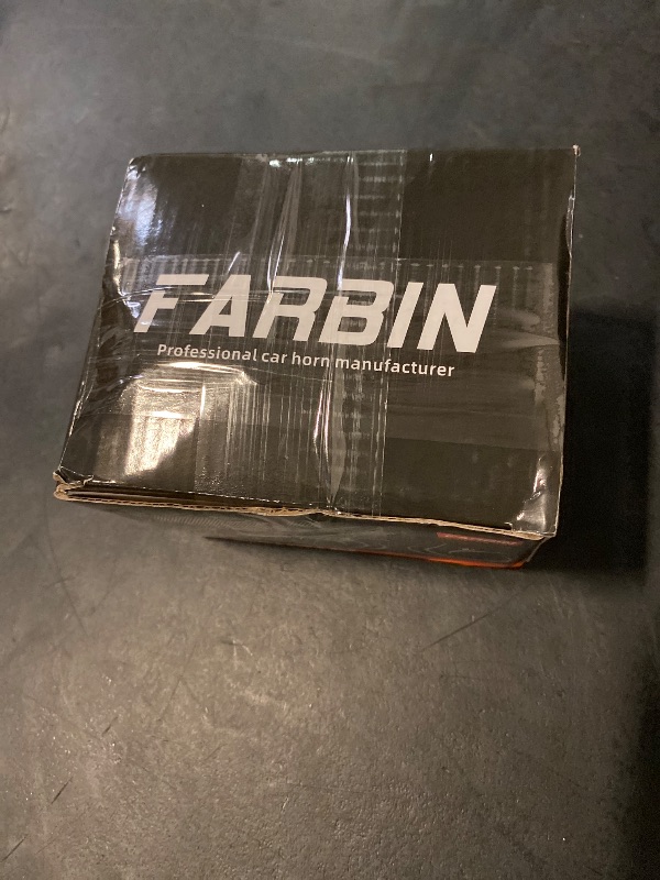 Photo 1 of FARBIN Loud Horn Compatible with BMW 12V Car Horn Loud Dual-Tone Electric Snail Horns Waterproof Special Interface