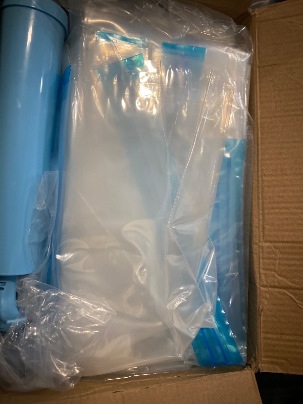 Photo 1 of 20 Pack Vacuum Storage Bags, Space Saver Bags (4 Jumbo/4 Large/4 Medium/4 Small/4 Roll) Compression for Comforters and Blankets, Sealer Clothes Storage, Hand Pump Included