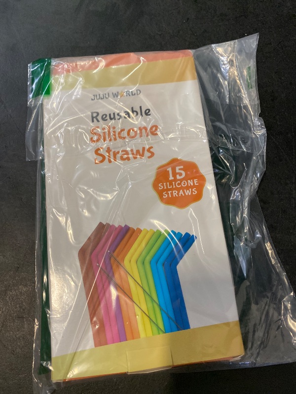 Photo 1 of 15 FITS ALL TUMBLERS STRAWS - Reusable Silicone Straws for 30 and 20 oz Yeti - Flexible Easy to Clean + 2 Cleaning Brushes - BPA Free, No Rubber Taste Drinking - Best Value for Money Pack
